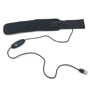 1 шт Черный 3-зубчатый USB-объектив с защитой от конденсации, нагревательный ремень, грелка для росы, грелка для тарелок, нагреватель