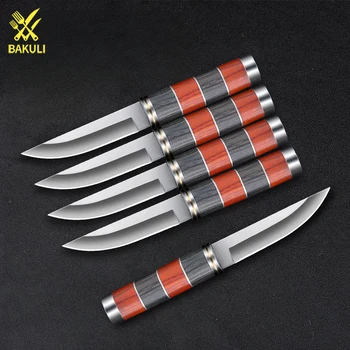 Специальный нож для мяса БАКУЛИ, портативный маленький нож с ножнами, утолщенный нож для сбора костей, обеденный нож высокой твердости