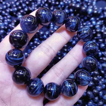 Бусины из голубых тигровых глаз 6-14 мм Мужские браслеты homme Charms Браслет из натурального камня для женщин Ювелирные изделия ручной работы высокого качества Подарки